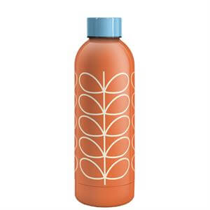 Orla Kiely Orange Linear Stem Water Bottle 500ml
